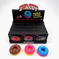 Jouets anti-stress en forme de beignets à presser, en TPR souple, sensoriels, anti-anxiété, jouets squishy en gros