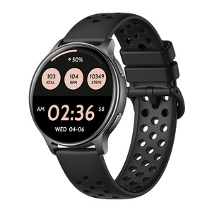 สมาร์ทวอทช์ HT43 รุ่นใหม่สำหรับผู้หญิง <span class=keywords><strong>พ</strong></span>ร้อม GPS หน้าจอ AMOLED สายซิลิโคน ฟังก์ชั่นติดตามสุขภา<span class=keywords><strong>พ</strong></span> ติดตามการนอนหลับ ระบุตำแหน่ง ติดตามการออกกำลังกาย รองรับการโทร และมีเข็มทิศ - Product Image 1