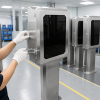 Boîtier de chargeur EV DC double pistolet personnalisé, fabrication en tôle métallique étanche pour station de recharge extérieure, pièce de précision