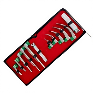 Nuevo Set de Laringoscopio de Acero Inoxidable para Adultos y Pediátricos, Instrumentos Quirúrgicos Manuales Reutilizables, Certificación CE, para Oídos, Nariz y Garganta - Product Image 1