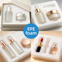 Insert en mousse EPE découpé sur mesure, doublure de protection antichoc et anti-rayures en mousse EPE pour produits cosmétiques