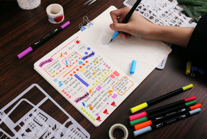 双尖酒精记记记笔12/100颜色笔尖双标记永久艺术素描绘图记号笔 - Product Image 6