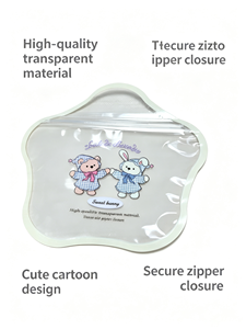 Cute star-shaped self-sealing gift <b>bags</b> – reusable & high-quality packaging; small gift <b>bags</b>; ideal for sweets; <b>transparent</b> seal - Product Image 3