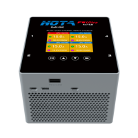 Chargeur intelligent HOTA F6 Ultra AC/DC double mode 4 canaux 10000W 15A pour batteries Lipo LiIon NiMH avec nouveau USB Type-C