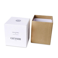 Boîtes d'emballage de luxe personnalisées pour bougies en gros, pots à bougies vides avec couvercle et emballages