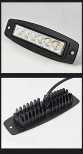 Yocita 18W 7 pouces LED lampe <span class=keywords><strong>de</strong></span> travail barre lumineuse à une rangée <span class=keywords><strong>pour</strong></span> SUV ATV UTV Rails <span class=keywords><strong>de</strong></span> sable voitures camion <span class=keywords><strong>remorque</strong></span> Auto éclairage extérieur - Product Image 3