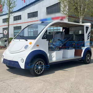 Mini Vehículo Eléctrico de Patrulla, Modelo Cerrado de 3 Filas, Vehículo de Nueva Energía Metálico, Carritos de Golf de Acero, Venta de Coches Scout Baratos - Product Image 6