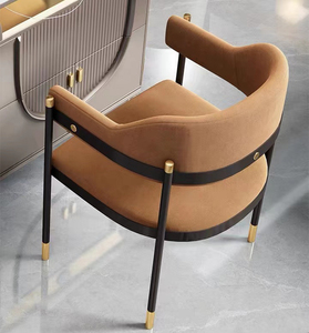 Ghế Ăn Bằng Da Nhung Sang Trọng Kiểu Bắc Âu Thiết Kế Hiện Đại Kiểu Bắc Âu Kiểu Ý - Product Image 4