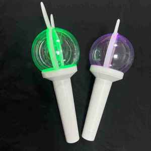 Kpop-Lámpara de mano brillante para concierto con logotipo personalizado, transparente, oreja de conejo, soporte para animar, palo intermitente - Product Image 4
