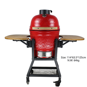 Parrilla Kamado <span class=keywords><strong>de</strong></span> Cerámica Moderna para Barbacoa, Color Verde Huevo, 18 Pulgadas, Carbón Vegetal para Exteriores, Oxígeno para Barbacoa, Parrilla <span class=keywords><strong>de</strong></span> Carbón Vegetal <span class=keywords><strong>Casera</strong></span> - Product Image 4