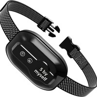 Neues grenzüberschreitendes Anti-Bell Smart-Haustierhalsband mit einstellbaren Schock-, Ultraschall- und Vibrationsfunktionen; Automatische Hunde-Bellprävention
