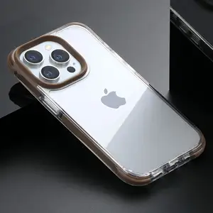 Benutzer definierte Luxus neue klare TPU PC Zubehör OEM transparent stoßfest klar Handy hülle für iPhone 14 15 Pro max