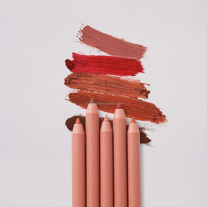 Matita per labbra rosa nuda opaca impermeabile con etichetta privata all'ingrosso con temperamatite incorporato - Product Image 3