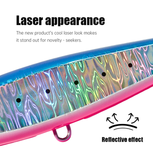 Nouvelle arrivée <span class=keywords><strong>ZOZ</strong></span>, leurre artificiel flottant en ABS imprimé, 165 mm, 48,7 g, pour la pêche en bateau en mer, thon - Product Image 5