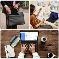 Neues Design Bunte Tastatur mit Hintergrund beleuchtung Magnetische Adsorption Tastatur hülle PU-Ledertasche für iPad 12,9 "/13 Pro/13 Air