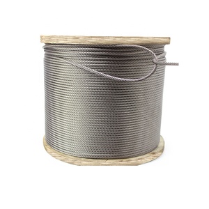 Câble en <span class=keywords><strong>acier</strong></span> inoxydable 7x7 <span class=keywords><strong>2mm</strong></span> 3mm 4mm 5mm Câble en <span class=keywords><strong>acier</strong></span> inoxydable AISI SUS SS304 316 - Product Image 1