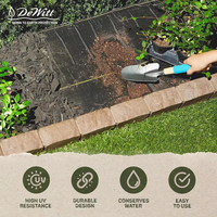 Toile tissée en PP pour jardin, bâche anti-mauvaises herbes, paillis pour potager, contrôle efficace des adventices dans les jardins potagers