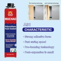 MU CHAO A22 750ml Mousse polyuréthane PU en spray, adhésif monocomposant pour le travail du bois, l'installation de portes et de fenêtres, la construction