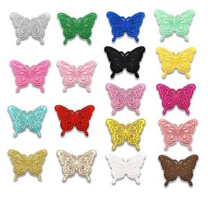 Liebliche Neue Herz-, Rund-, Disco-Kugel-, Schleife-, Stern- und Schmetterlingsform Aufbügelbare Glitzer-Patches für Hüte, Taschen und Kleidung - Product Image 3