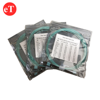 Kabel Trunk FTTH 12 Core MM OM3 Elite Tipe B MPO atau MTP MPO/MTP, Kabel Jumper Optik, Kabel Patch Fiber Optik
