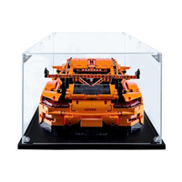 Anti UV plexiglas clair acrylique présentoir modèle personnalisé affichage vitrine de stockage pour legos
