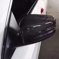 Couverture de rétroviseur pour Mercedes Benz W176 W246 W204 C207 W212 W221 X204 X156 Coques de capuchon de rétroviseur latéral Carbone de remplacement
