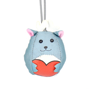 Yolite En13356 Made in China Portachiavi Riflettente in PVC Nero Giocattolo Ciondolo 3D Orsacchiotto Mamma con Riflettore Morbido - Product Image 3