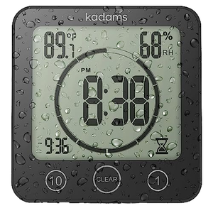 Hiện đại 1/10 phút đếm ngược thạch anh ẩm kế không thấm nước kim nhựa nhà bếp hẹn giờ treo tường hút Cup cho phòng khách - Product Image 1