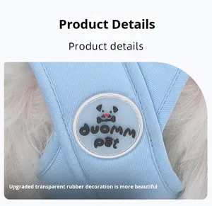 Arnés y Correa Acolchados Reflectantes para Perro, con Cierre <span class=keywords><strong>de</strong></span> Botón, Anti-Escape, para Bulldog Francés/Shiba Inu Pequeño, Venta al Por Mayor - Product Image 4
