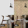 Panneaux acoustiques hexagonaux 3D en fibre de polyester écologiques et modernes, insonorisants, avec une réduction du bruit de 29 dB pour les murs des bâtiments de bureaux - Product Image 3