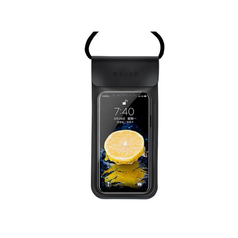 Venda quente impermeável celular saco PVC Smartphone bolsa transparente para celular