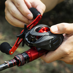 Carrete de Pesca KEKAXI AC2000, Relación de Engranajes 6.3:1, Arrastre Máximo de 8 kg, Mano Izquierda/Derecha, Empuñadura Antideslizante de Eva - Product Image 1