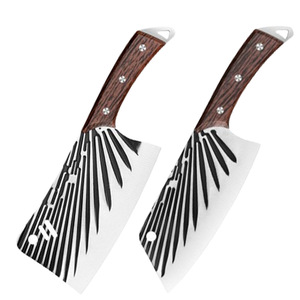 Feather Dolphin Knife 8-9.9in Carbon Steel Hand Forged Kitchen Knife For Slicing Vegetables And Meat - Product Image 5
