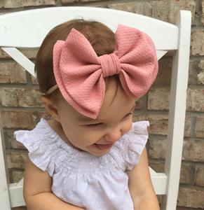Custom Custom INS Fashion Double Layer <strong>Baby</strong> <strong>Headband</strong> with <strong>Big</strong> Bow 95% Polyester +5% Spandex <strong>Baby</strong> Bows and <strong>Headbands</strong> - Product Image 4