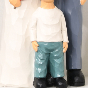 Statuetta in Resina Ritratto Familiare, Momento Felice e Caldo Eterno, Decorazione Commemorativa per la Casa, Regalo Sentimentale per i Propri Cari - Product Image 5