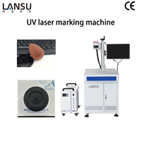 Machine de marquage laser UV 3W 5W 10W 15W 20W pour gravure sur plastique, verre, acrylique, cristal, certifiée CE ISO, fourniture directe usine