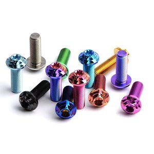 Elementi di Fissaggio Torx Flangiati in Titanio Leggero Premium con Superficie Anodizzata Vibrante per <span class=keywords><strong>Bici</strong></span> Fuoristrada - Product Image 5