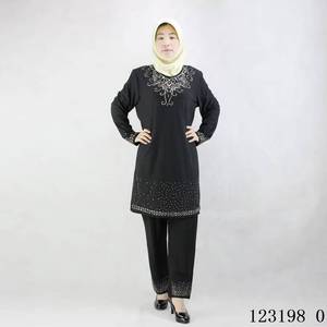 Venta directa de fábrica de ropa de oración musulmana para mujer, estilo moderado, hecha a medida, conjuntos de manga larga, transpirable, en lotes pequeños. - Product Image 4