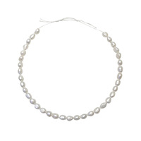 Perles de culture d'eau douce naturelles Ziyue Zhuji, perles baroques en forme de pomme de terre de 8 mm, polies double face, pour la fabrication de bijoux