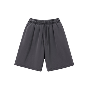Pantalones Cortos de Lona de Algodón para Hombre, Largura 7/8, Corte Holgado, Ropa Deportiva Informal de Verano - Product Image 2