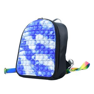 Mochila Escolar Infantil TOYSRUNNER con Diseño de Arcoíris y Personajes Animados para Niños y Niñas, Modelo 2022 - Product Image 2