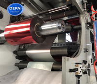 Machine d'impression flexographique de type pile de film plastique pour étiquettes de gobelets en papier enduit PE 4 6 couleurs entièrement automatique