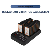 Optimal P60 Système de téléavertisseur sans fil à un clic pour la sonnerie d'appel de file d'attente dans les restaurants, les cafés, les hôtels, les hôpitaux et les cliniques