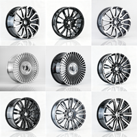Rines de Aleación Forjados Multirradio Directo de Fábrica, 5 Birlos, 21 22 Pulgadas, PCD 5x120 9.5J DOT/SAE J2530, Capacidad de Carga 850KG para Volvo BMW
