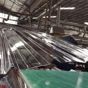 Polycarbonate Corrugated Sheet 0.75mm To 3mm Virgin Polycarbonate Fire Retardant Corrugated Plastic Roofing Sheets