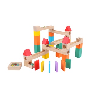 Blocs <span class=keywords><strong>de</strong></span> <span class=keywords><strong>Construction</strong></span> <span class=keywords><strong>de</strong></span> piste <span class=keywords><strong>de</strong></span> billes pour enfants, jouets perles <span class=keywords><strong>de</strong></span> verre, course <span class=keywords><strong>de</strong></span> marbre, blocs à assembler, course en <span class=keywords><strong>bois</strong></span>, pièces - Product Image 1