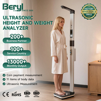 Báscula de Peso y Altura Personalizada con Medición de Grasa Corporal, Báscula de Composición Corporal de 200 KG, Báscula de Altura y Peso Humana
