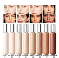 Correcteur liquide haute couvrance effet lumineux, waterproof, fond de teint correcteur