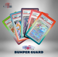 Étui rigide OEM couleur pour cartes TCG, protection antichoc avec clip, bouton et blocage RFID, épaisseur 30 mm