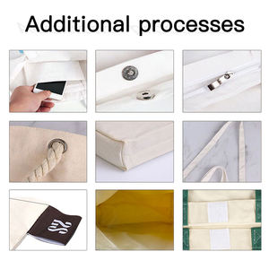 ホットセール夏のビーチバッグ女性用特大旅行ショッピングハンドバッグロゴパターン文字ヘビーデューティ特大コットントートバッグ - Product Image 4